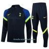 Sudadera De Entrenamiento Trajes Tottenham Hotspur Cremallera De Cuarto 2021/22 Azul Azul - Hombre